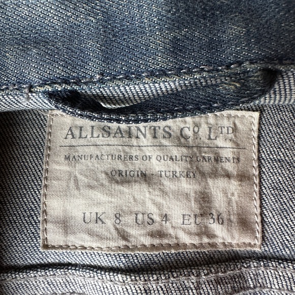 All Saints denim jacket - Picture 3 of 4